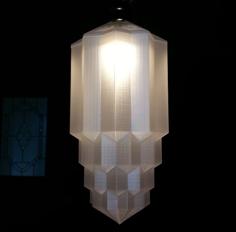 Art Deco Style Lampshade 3D Printer Model