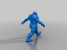 Sasquatch/Bigfoot 3D Printer Model