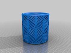 Leaf Pattern Pot 3D Printer Model