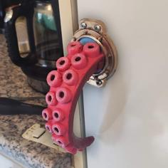 Tentacle Fridge Door Handle 3D Printer Model