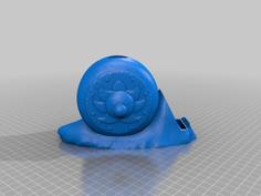 Transponder Snail Phone Stand 3D Printer Model