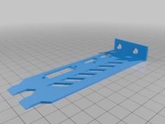 GPU IO Bracket For Top Row Ports 3D Printer Model