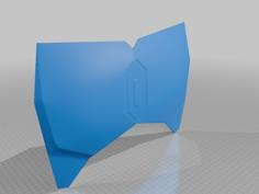 Mandalorian Chest Flattened 3D Printer Model