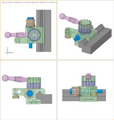 Small Lathe Improvements: Carriage Endstop With Dial Indicator Holder 3D Printer Model