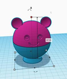 Wedding Ring Box Bear 3D Printer Model