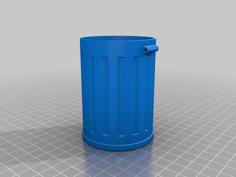 Desktop Trash Can 3D Printer Model