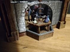 Dungeon Scape Alchemist Table 3D Printer Model