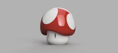 Mario Mushroom (cartridges Storage For Nintendo Switch) 3D Printer Model