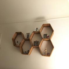 Hexagonal Shelf 3D Printer Model