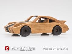 Porsche 911 Simplified Cnc/laser 3D Printer Model