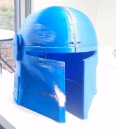 Mandalorian Helmet 3D Printer Model