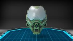 Locus Helmet 3D Printer Model