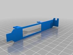 Generic PCI Full Height Bracket 3D Printer Model