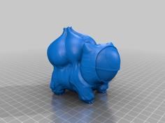 Squid Game Bulbasaur Pokemon 3D Printer Model