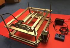 Adjustable Bed For K40 Laser 3D Printer Model