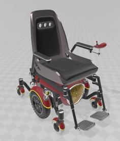 EZ Rider Power Chair Mobility Scooter 3D Printer Model