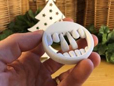 Two Front Teeth Ornament 3D Printer Model