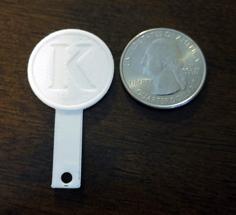 Shopping Cart Token Quarter (US) 3D Printer Model