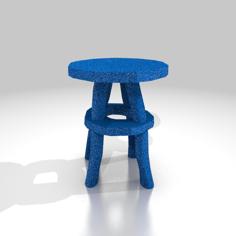 Tavern Barstool DnD Scale 3D Printer Model