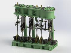 Triple Expansion Marine Steam Engine Update 1 3D Printer Model