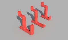 Pegboard Hook (easyprint & Tight Fit) 3D Printer Model