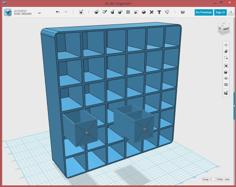 36-Bin Organizer 3D Printer Model