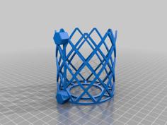 Can Holder For Honeycomb Storage Wall 3D Printer Model