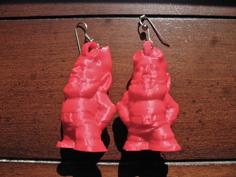 Gnomey Buser Earrings 3D Printer Model