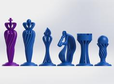 Chess Set 3D Printer Model