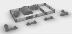 Wargaming (28mm) – Terrain – Fence 3D Printer Model