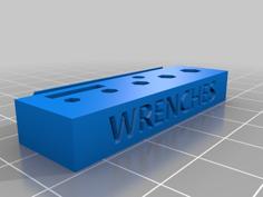 Wrench Holder 3D Printer Model