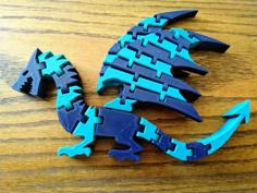 Flexi-Dragon (Improved Remix) 3D Printer Model