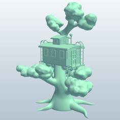 Fantasy Tree House – Train Caboose 3D Printer Model