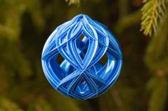 Kaleidoscope Christmas Balls (Set Of 3) 3D Printer Model