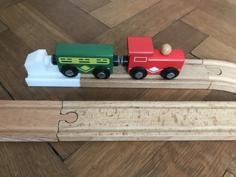 Buffer Stop – Brio/IKEA Wooden Train Track End 3D Printer Model