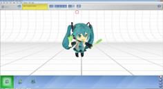 It’s Miku! 3D Printer Model