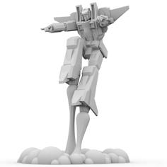 StarScream Blast-Off G1 3D Printer Model