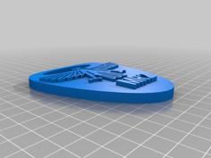 AW11 Toyota MR2 Key Chain 3D Printer Model