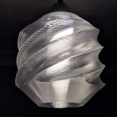 Twist Effect Lampshade 3D Printer Model