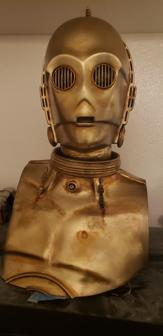 C3po Bust 3D Printer Model