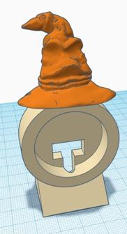 Sorting Hat Galaxy 4 Watch Charger Stand 3D Printer Model