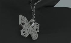 Low Poly Butterfly 3D Printer Model