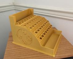 DW Cash Register Pencil/Pen Holder (40 Holes) 3D Printer Model