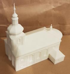 St. Bartholomew’s Church Libcice Nad Vltavou, Katolický Kostel Sv. Bartoloměje 3D Printer Model