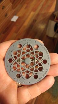 March For Science Button 3D Printer Model