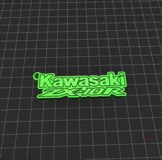 KAWASAKI ZX-10R Keyring 3D Printer Model