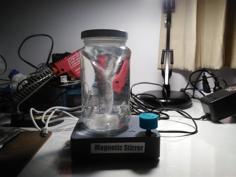 Magnetic Stirrer + Stir Bar 3D Printer Model