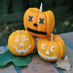 Jack-o-lantern Face Pieces – Mr Pumpkin Head 3D Printer Model