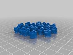 Thousand Sons Cataphractii Shoulder Pads 3D Printer Model