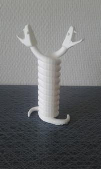 Snake Candlestick 3D Printer Model